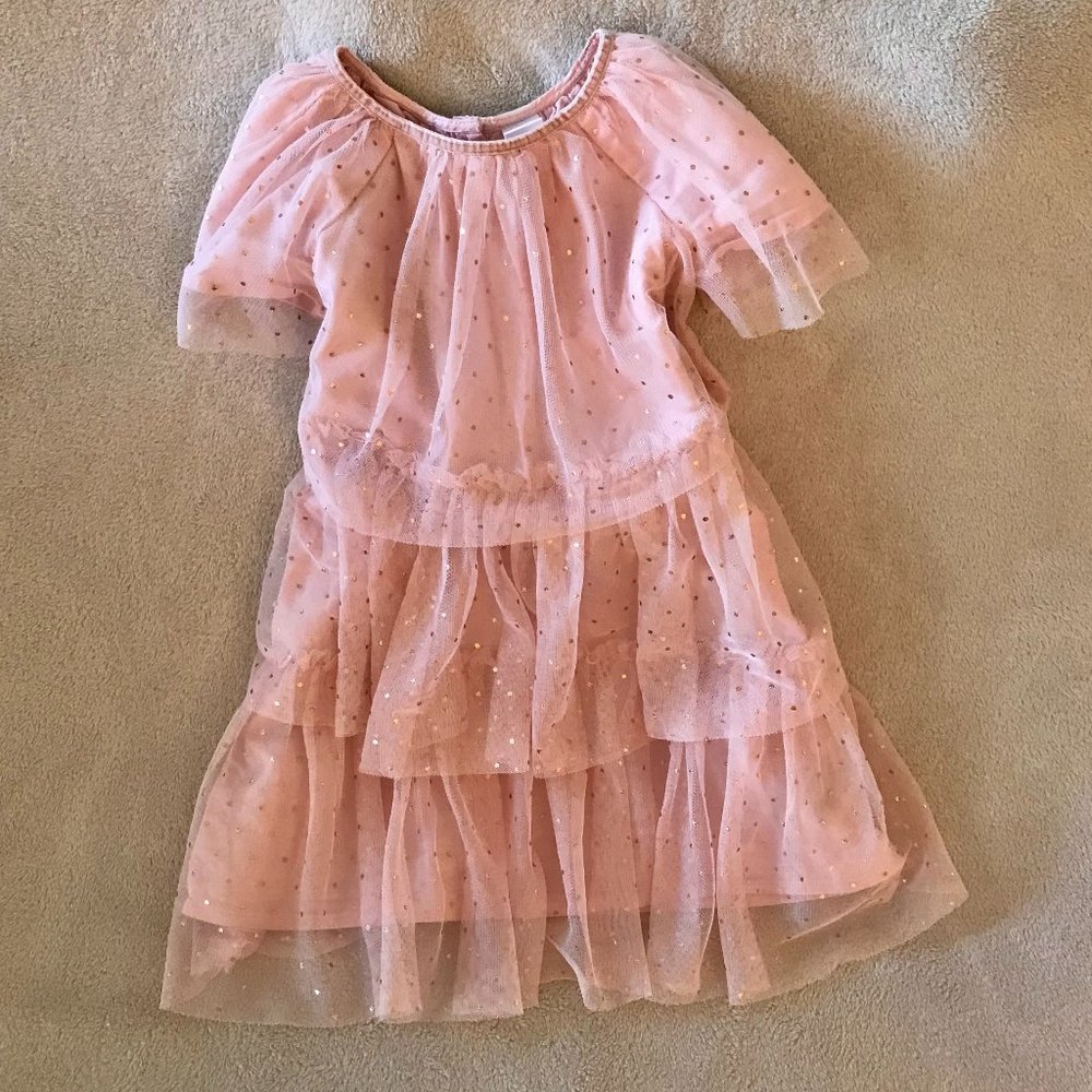 BABY GAP SPECIAL OCCASION TULLE DRESS Size 4T in color PINK - Picture 1 of 2
